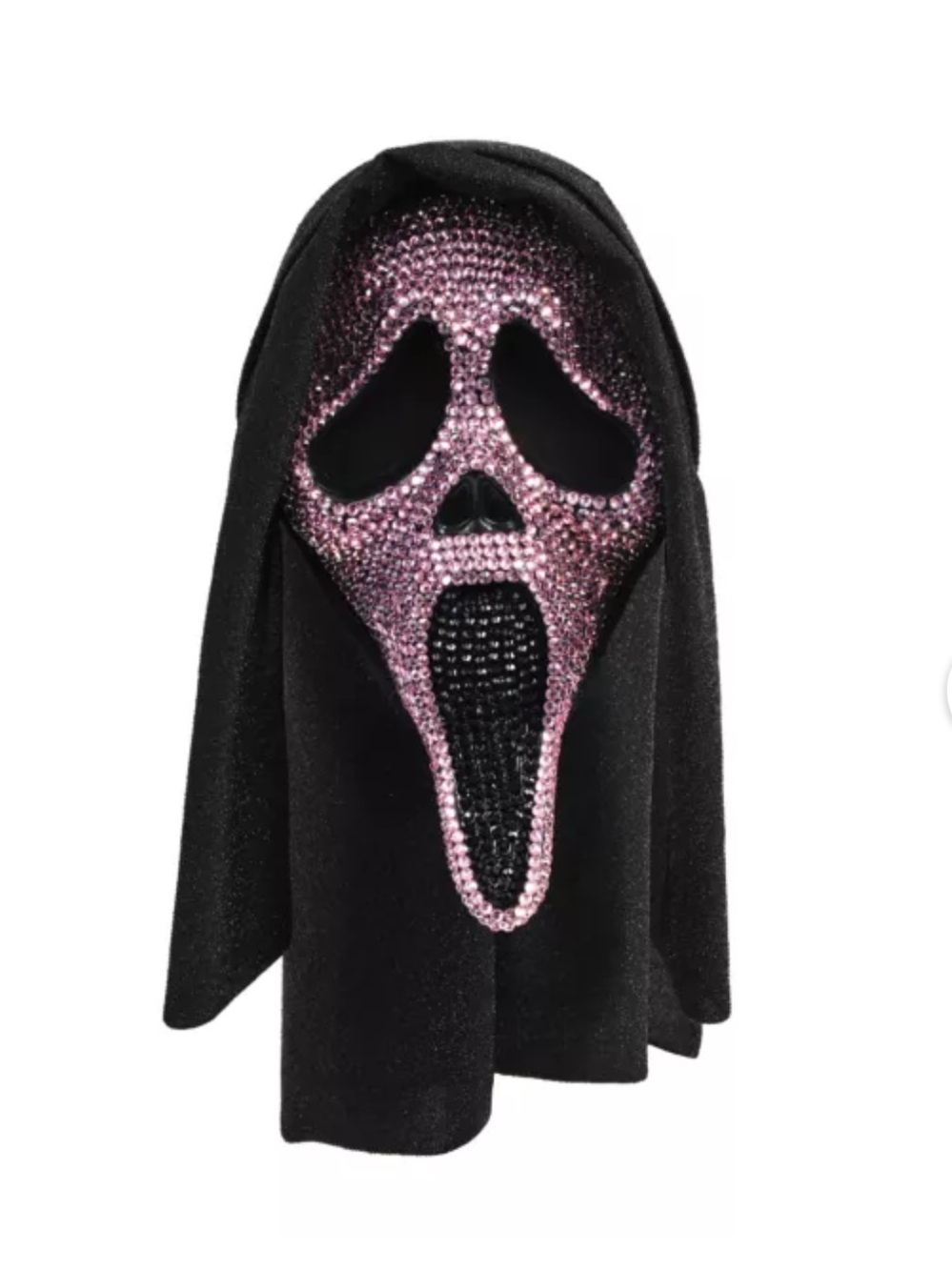Ghost Face Pink Bling Full Mask